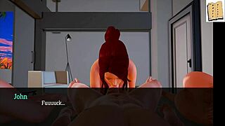 My new family 135: A hentai game with deepthroat action