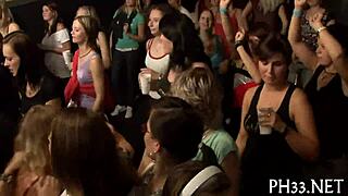 A wild party on a bus ends up in a hot and hardcore sex session
