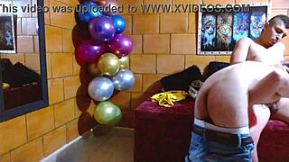 Amateur gay's athletic body gets serviced in 3D blowjob scene