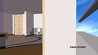 3D animated teen girl shower scene - pure ecstasy