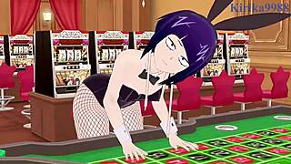 Mitsuki Bakugo and Kyoka Jiro in hot Bunny Girl action