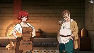 Risky doggystyle action in hot Tomboy love hentai game