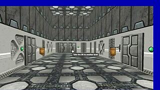 Virtual sci-fi girls get their hairless pussies fucked and cum inside them