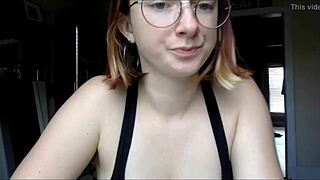Chubby blonde's solo session in room 2020, full of temptation