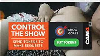 Married Brazilian beauty flaunts her assets in Cam4 video