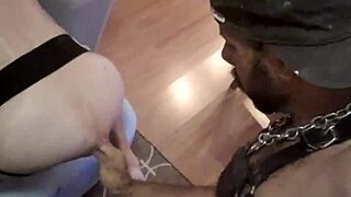 Gay amateur gets fisted bareback
