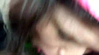 White slut next door giving good blow job