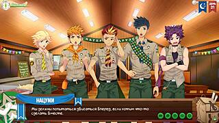 Young gay anime star in Game Friends Camp: Keitaro
