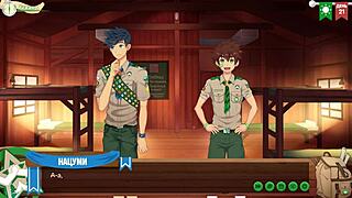 Young gay anime star in Game Friends Camp: Keitaro