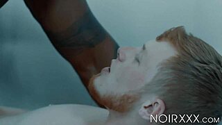 Hunk Zach helps with a massive gay handjob and blowjob