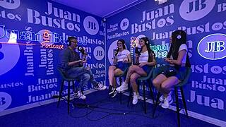Alternative sex class with hot Latina and toy play