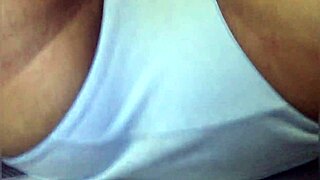 Solo masturbation session with tight pussy closeup shots