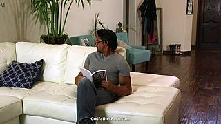 Keisha Grey in a steamy scene with her stepfather and uncle