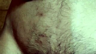 Gay guy masturbation scene with navel play and ejaculation