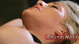 Young girl with curvy figure and dark skin Jay in BDSM and rough sex