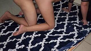 Big beautiful Latina gets poked in the ass