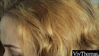 Hot blonde and brunette models engage in steamy lesbian sex