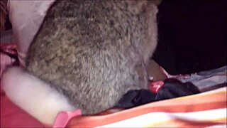 Amateur video of a slutty French babe getting spanked