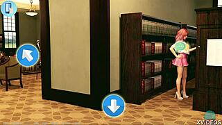 Aoa academy 17: Valery's seduction in a fantasy game