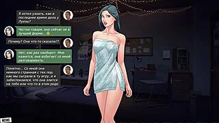 Finger play and anal sex in a cartoon video