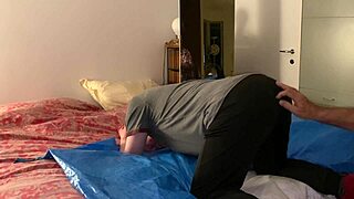 Gay amateur Bear gets fisted and fucked by a hung top