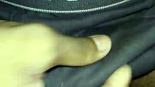 Solo boy's erotic experience with an Indian hunk's big dick in his room