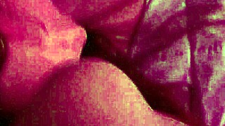 Skinny redhead gets cum inside her small tits and pussy