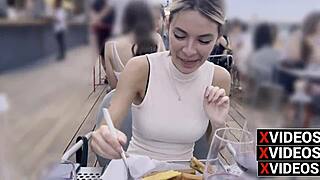 Young Italian teen enjoys outdoor taxi ride and more