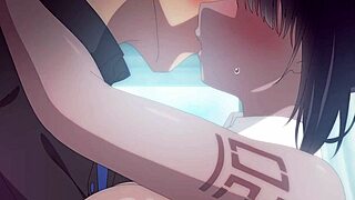 Animated porn with big-boobed Karin Totoro on Blue Archive