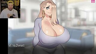Beautiful MILF next door helps her son get a job and gives a good blowjob
