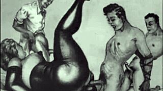 Hot erotic illustrations from the good old days