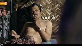 Hot unshraee scene with a beautiful Indian woman