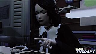 Sims therapy sessions turn into steamy encounters with a gothic babysitter and Big Brother