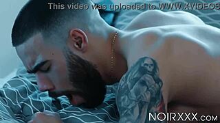 Papi Suave is a tattooed teen who gets it hard with a big black cock in a 69 position