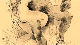 Hot erotic illustrations from the good old days