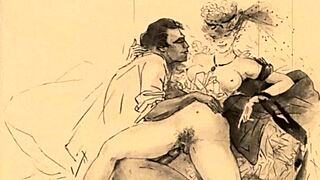 Hot erotic illustrations from the good old days
