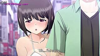 Big-titted teen gets banged in hotel room in anime
