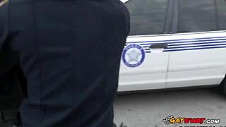 Gay jocks in uniform have a three woman threesome and give a hardcore lesson