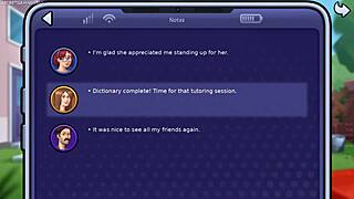 Big-boobed stepmom flaunts her assets in cartoon porn game