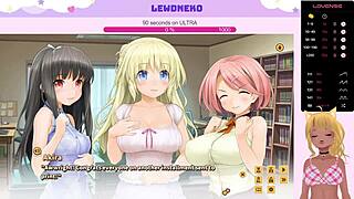 See how Vtuber LewdNeko goes through the Japanese hentai game Love Cube Part 9