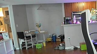 Femdom and sph fetish in this spy cam video
