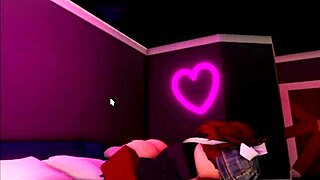 Roblox animation with a hot creampie scene