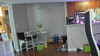 Femdom and sph fetish in this spy cam video