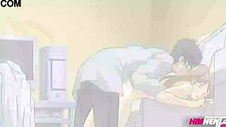 Hot secretary in uncensored hentai video has big natural tits and loves to fuck her boss’s coworker