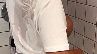Big tits and a wet ass in a backroom action