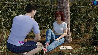 Shy girl's date in 3D cartoon adult game by loveskysan69