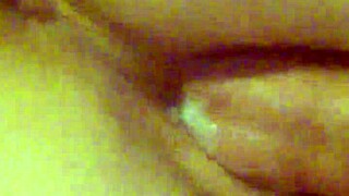 Cum inside a wet and slippery vagina