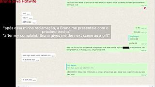Bruna Silva's hotwife adventure with a well-endowed lover