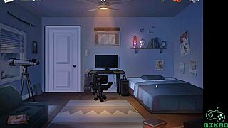 Jenny the housewife gets some attention from her husband in a cartoon adult game