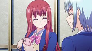 3D Japanese teacher seduces her student in a classroom